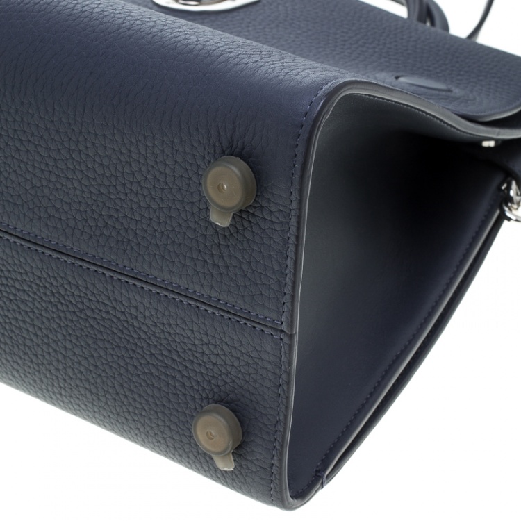Pre Owned Dior Grey Leather Medium Diorever Bag