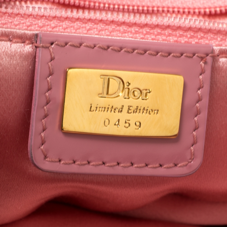 Pre Owned Dior Multicolor Printed Silk Limited Edition 0459 Koi Saddle Bag