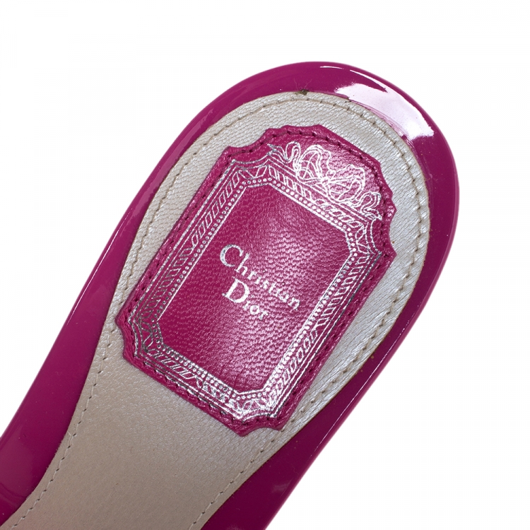 مملوكة مسبقًا Dior Multicolor Printed Cotton Logo Embellished Slide Clogs Size 38.5