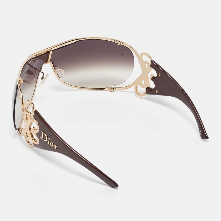 مملوكة مسبقًا Dior Brown Gradient Diori Shield Sunglasses