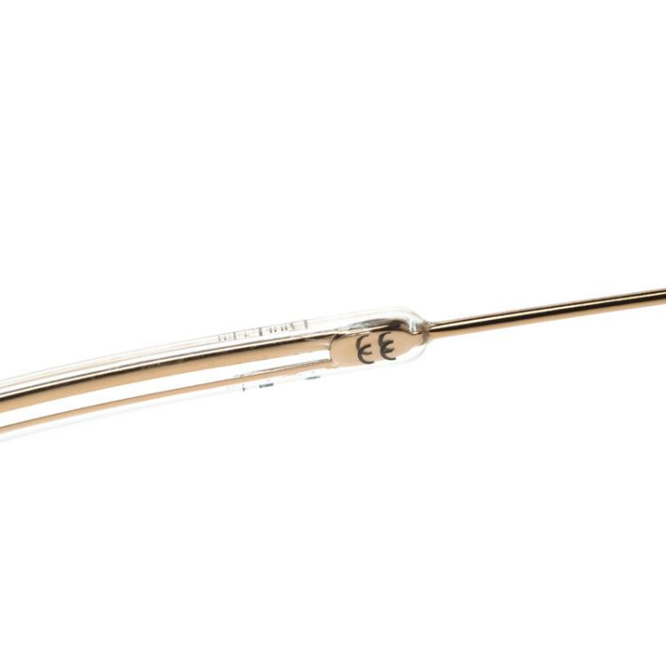 Pre Owned Dior Grey Marbled Acetate Pink Gold Finish Eclat Optyl Round Sunglasses