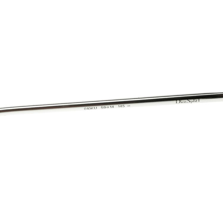 Pre Owned Dior Dark Blue/Silver Dior Split 1 Aviator Sunglasses