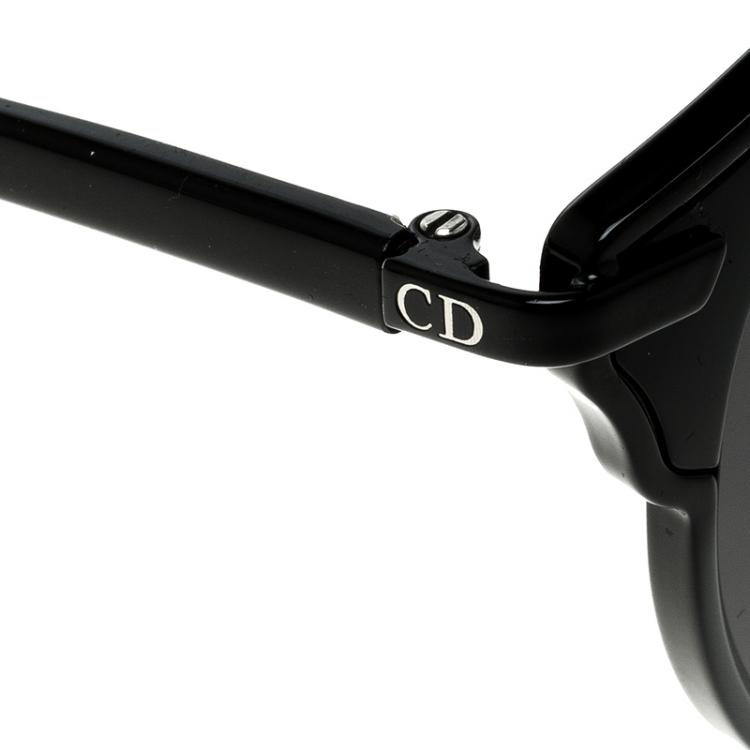 Pre Owned Dior Black BOYMD So Real Round Sunglasses 
