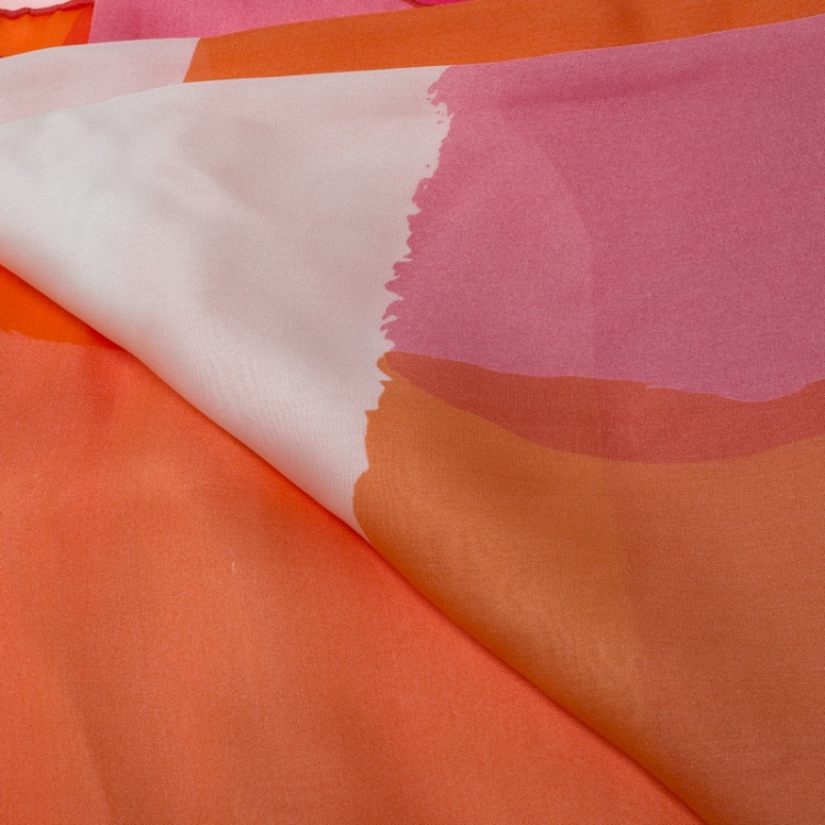 مملوكة مسبقًا Dior Multicolor Printed Silk Square Scarf