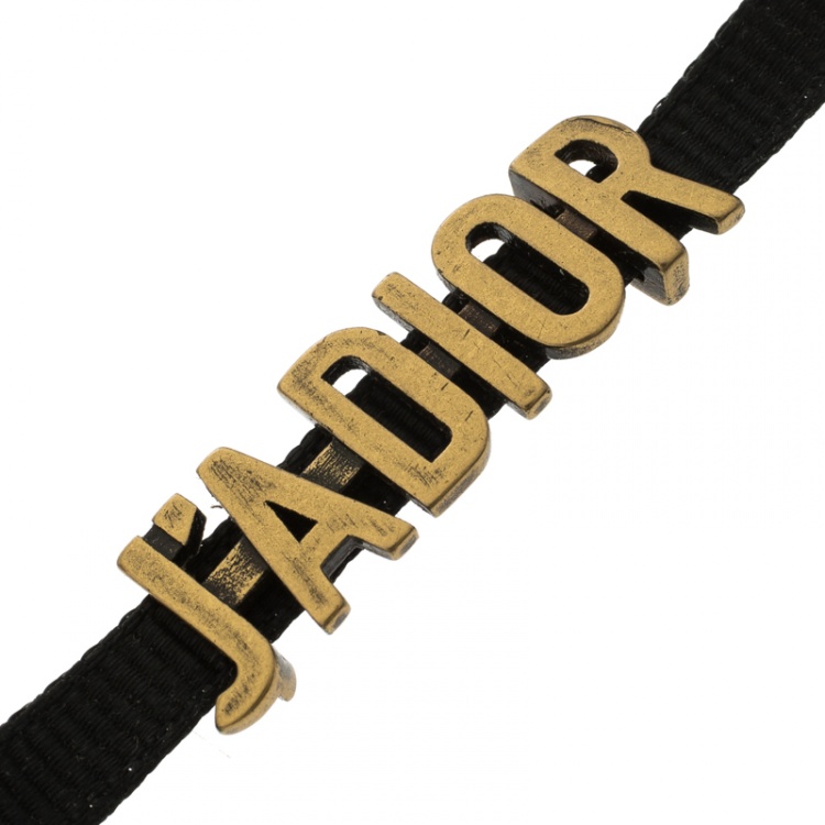 Pre Owned "J'ADIOR" Gold-Tone Finish Aged Metal Choker