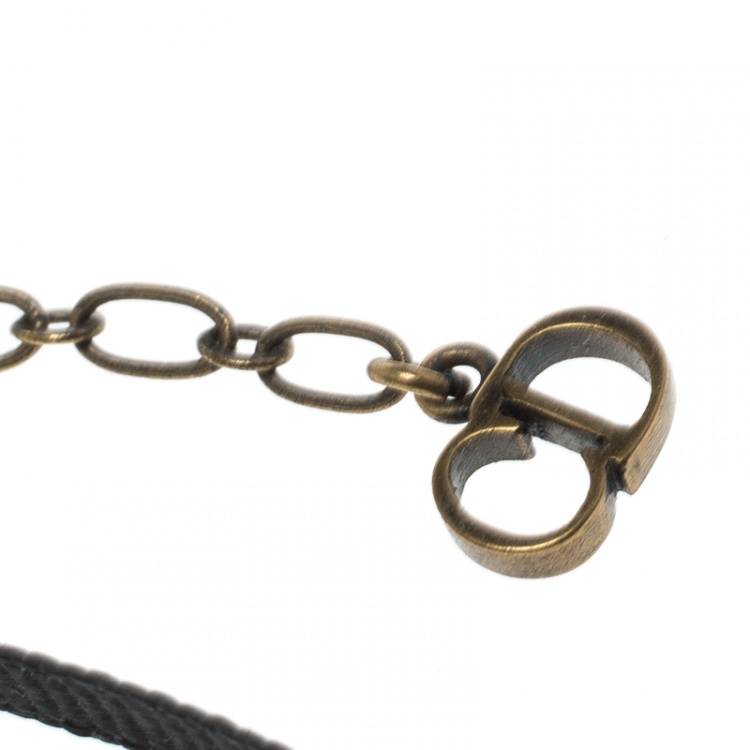 Pre Owned "J'ADIOR" Gold-Tone Finish Aged Metal Choker