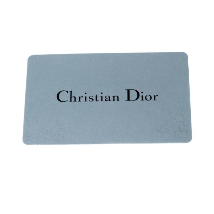 Pre Owned Dior Gold/Blue 1TL90 So Real Round Sunglasses