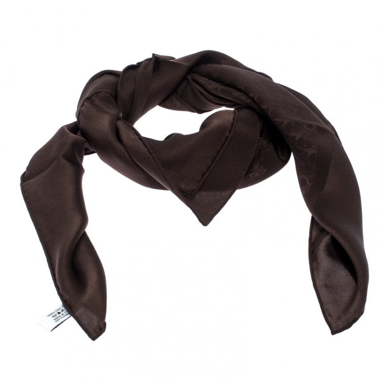 monogram silk scarf monogram dior scarf