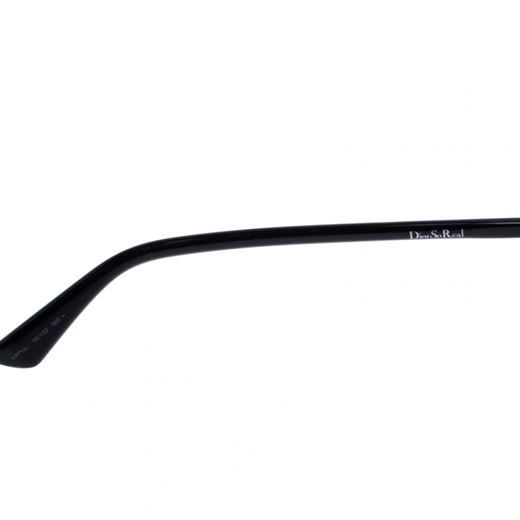 Pre Owned Dior Silver Mirror Dior So Real Round Sunglasses