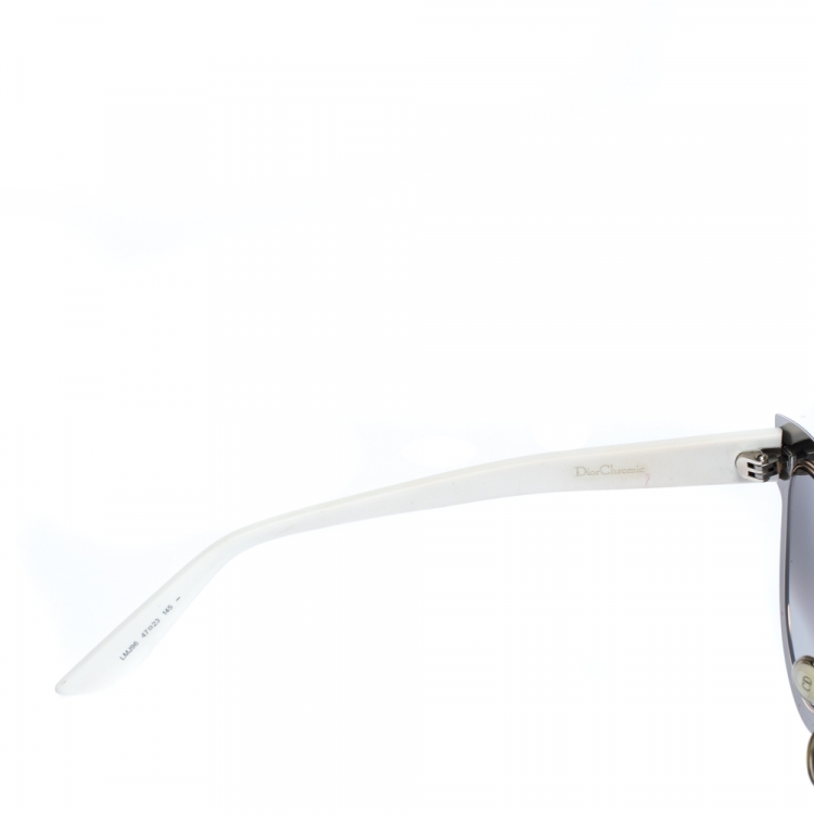 Pre Owned Dior Silver Mirror Gradient LMJ96 DiorChromic Sunglasses