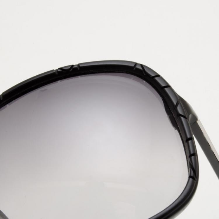 Pre Owned Christian Dior Black Diorita1 Oversized Square Sunglasses