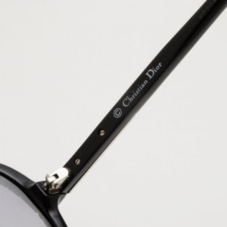 Pre Owned Christian Dior Black Diorita1 Oversized Square Sunglasses