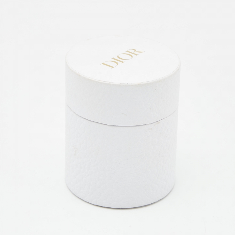 Pre Owned Christian Dior Blue/White Print Silk De Jouy Mitzah Scarf