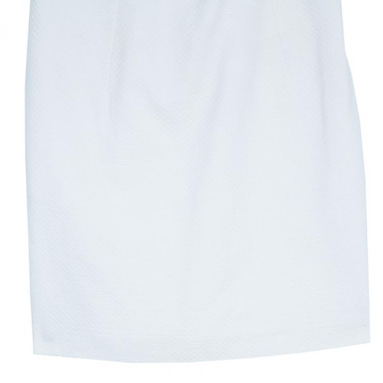 Pre Owned Dior White Off-Shoulder Dress M
