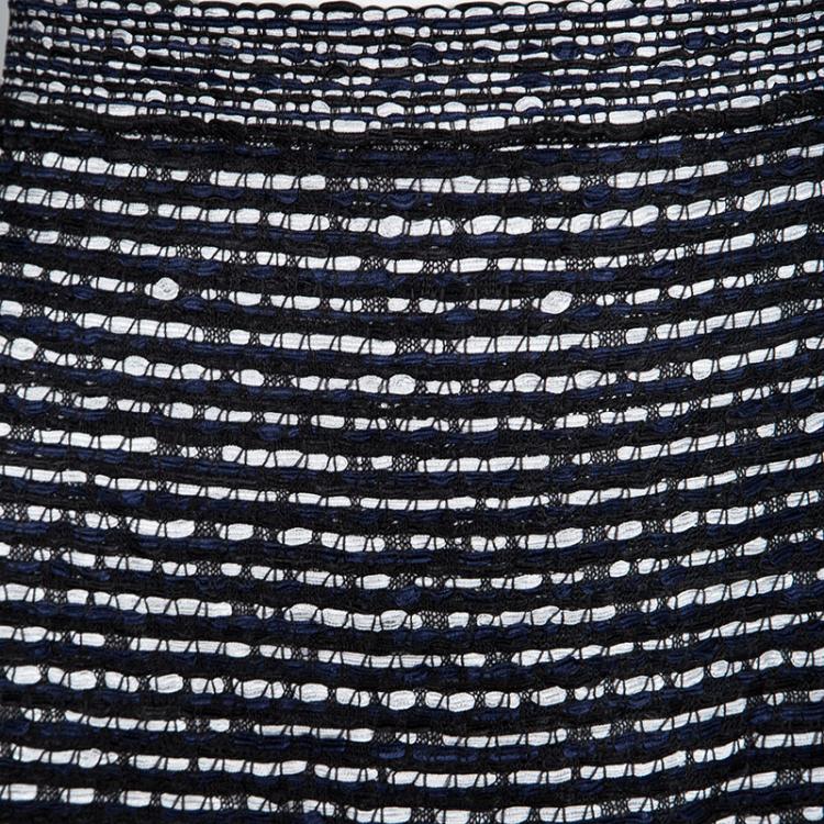 مملوكة مسبقًا Dior Tricolor Textured Mini Skirt M
