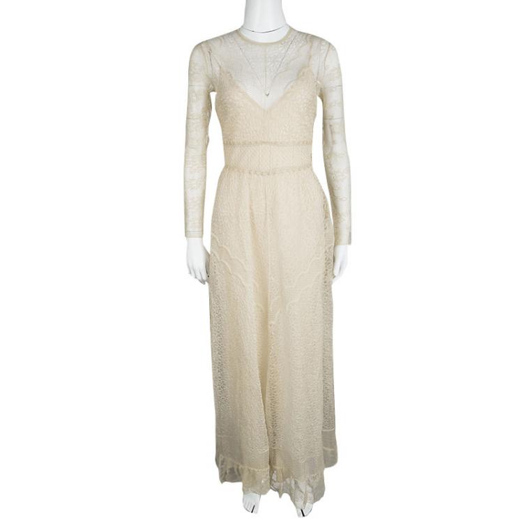 dior silk maxi dress