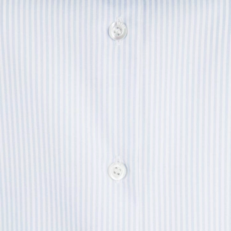 Pre Owned Dior Blue and White Striped Cotton Flared Bottom Sleeveless Long Shirt M