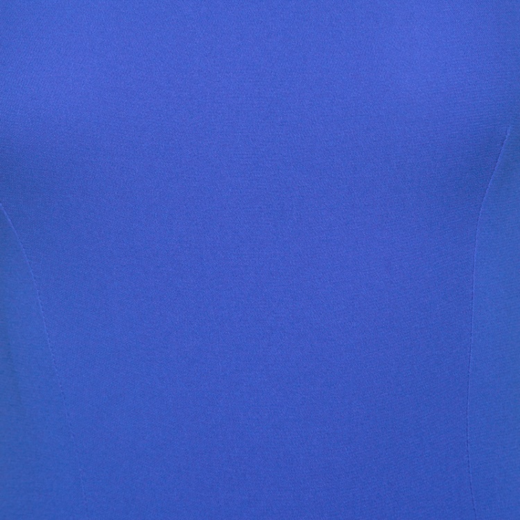 Pre Owned Dior Royal Blue Silk Cowl Back Detail Sleeveless Body Suit S