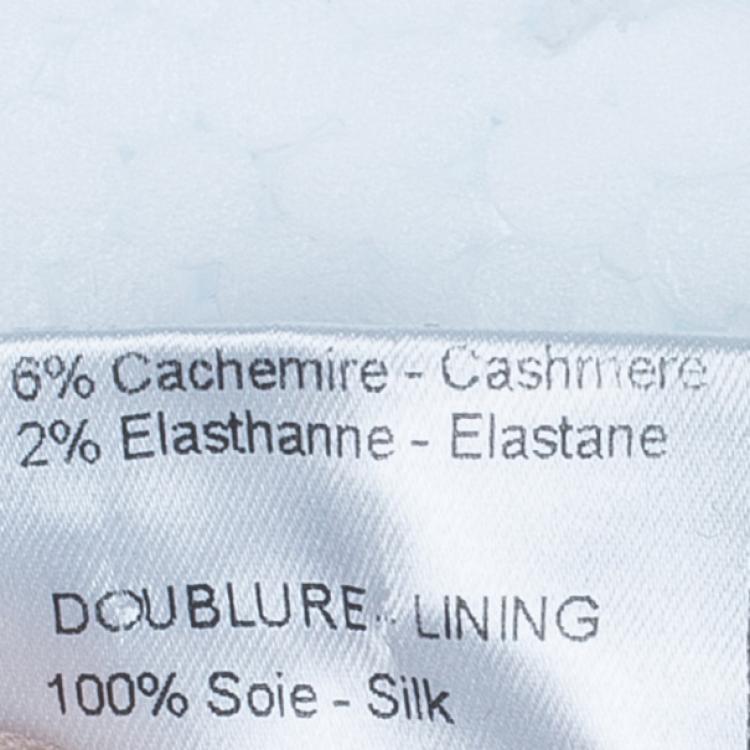 Pre Owned Dior Grey Wool Pencil Skirt M