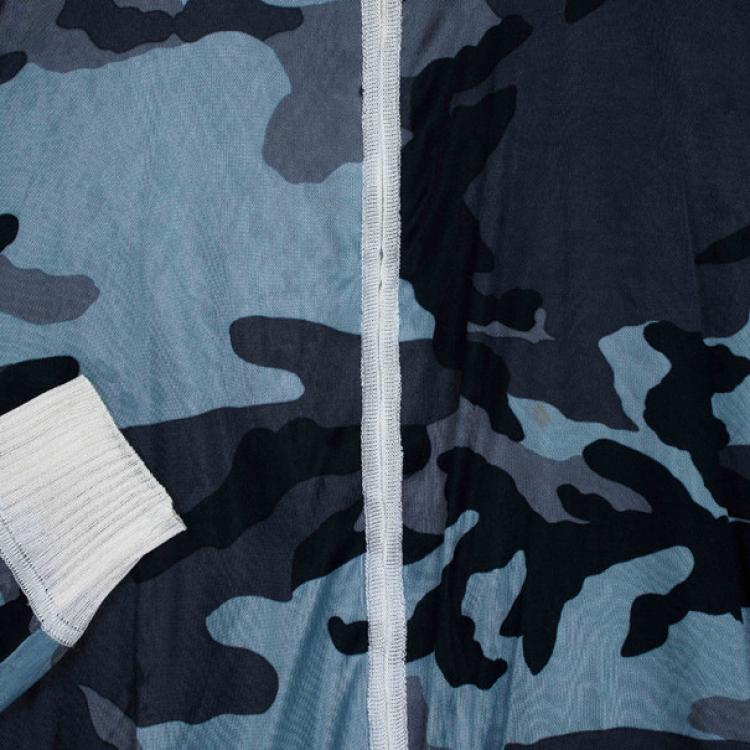 Pre Owned Christian Dior Camouflage Print Suit XL