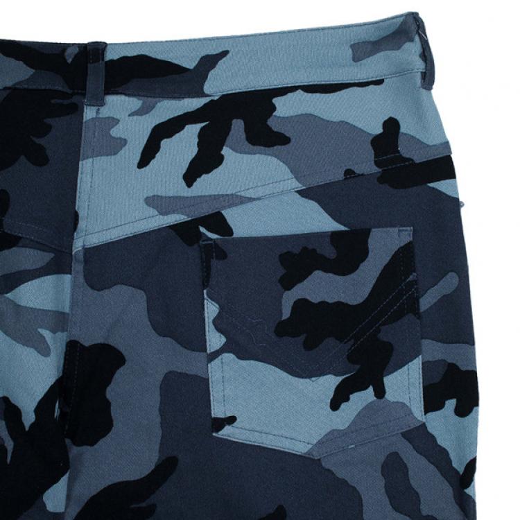 Pre Owned Christian Dior Camouflage Print Suit XL