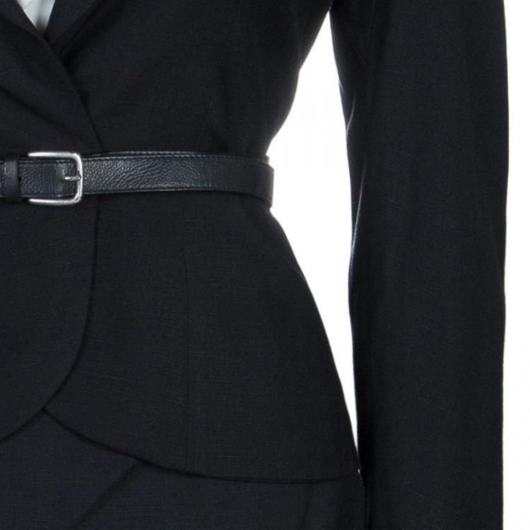 Pre Owned Dior Black Skirt Suit M