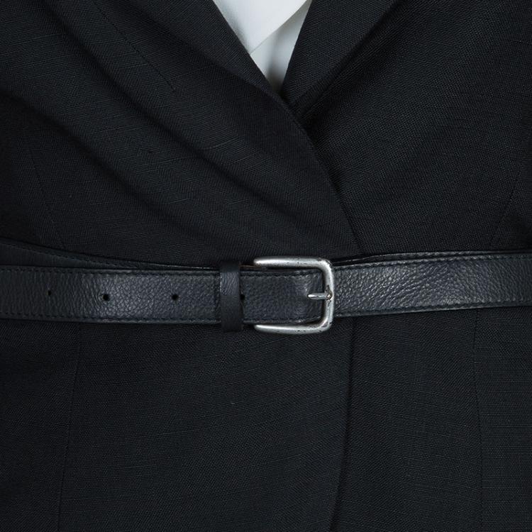 Pre Owned Dior Black Skirt Suit M