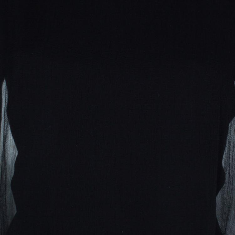 Pre Owned Dior Chiffon Cotton Blend Top M