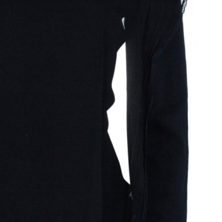 Pre Owned Dior Chiffon Cotton Blend Top M