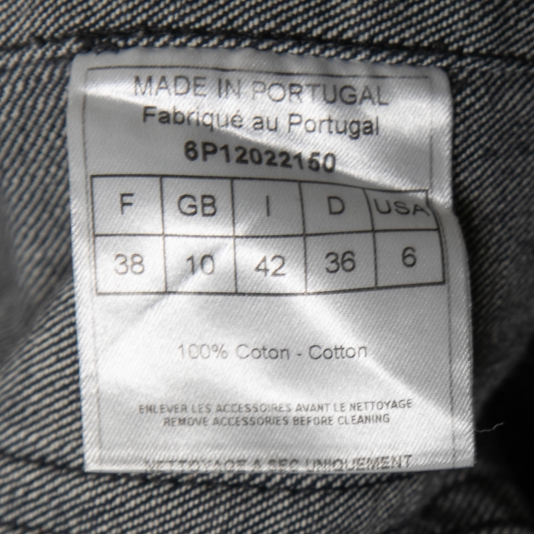 Pre Owned Christian Dior Vintage Blue Diorissimo Denim Jacket M