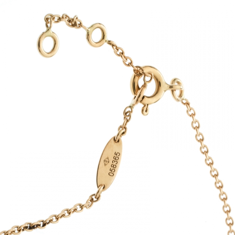 Pre Owned Dior Rose des Vents Diamond Turquoise 18k Yellow Gold Bracelet