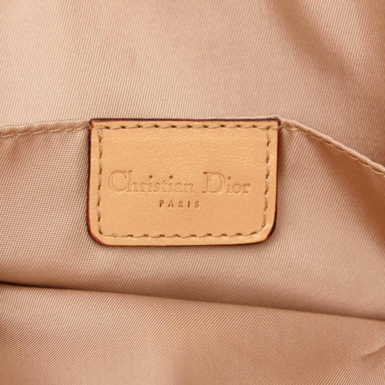 Pre Owned Dior Beige Pony Hair Small Shopper Tote