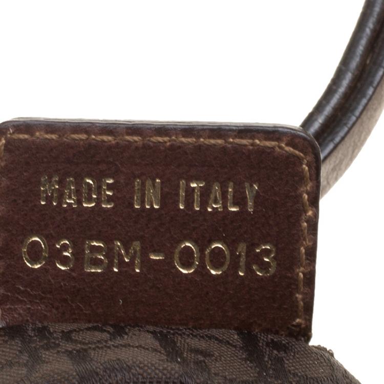 Pre Owned Dior Blue Denim Hobo