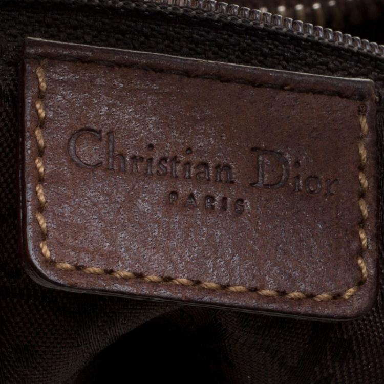 Pre Owned Dior Blue Denim Hobo