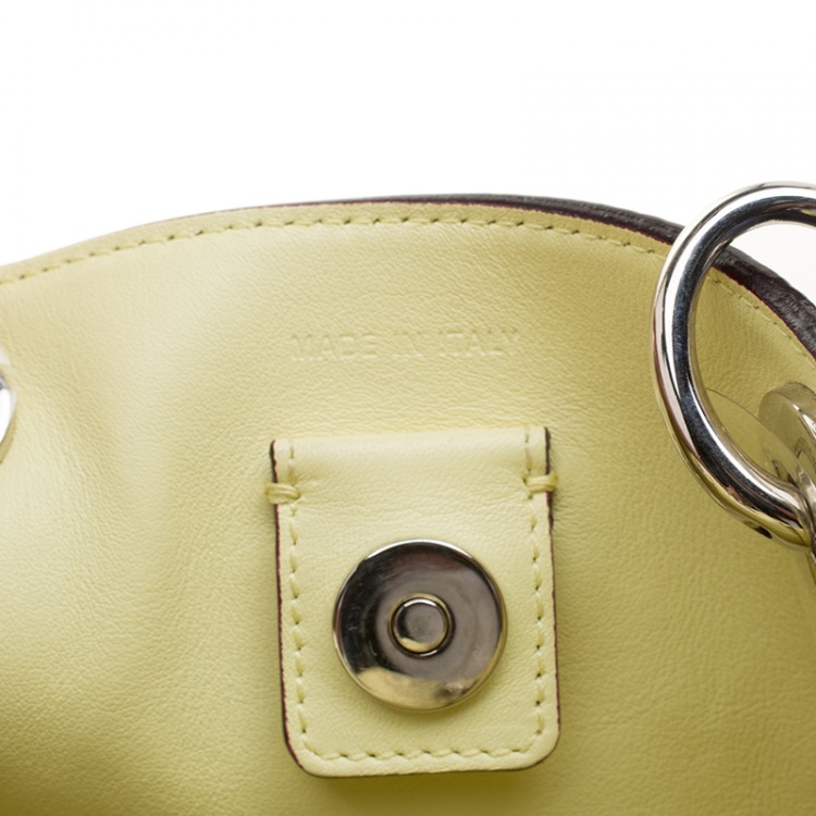 Pre Owned Dior Dark Blue Leather Large Diorissimo Shopper Tote