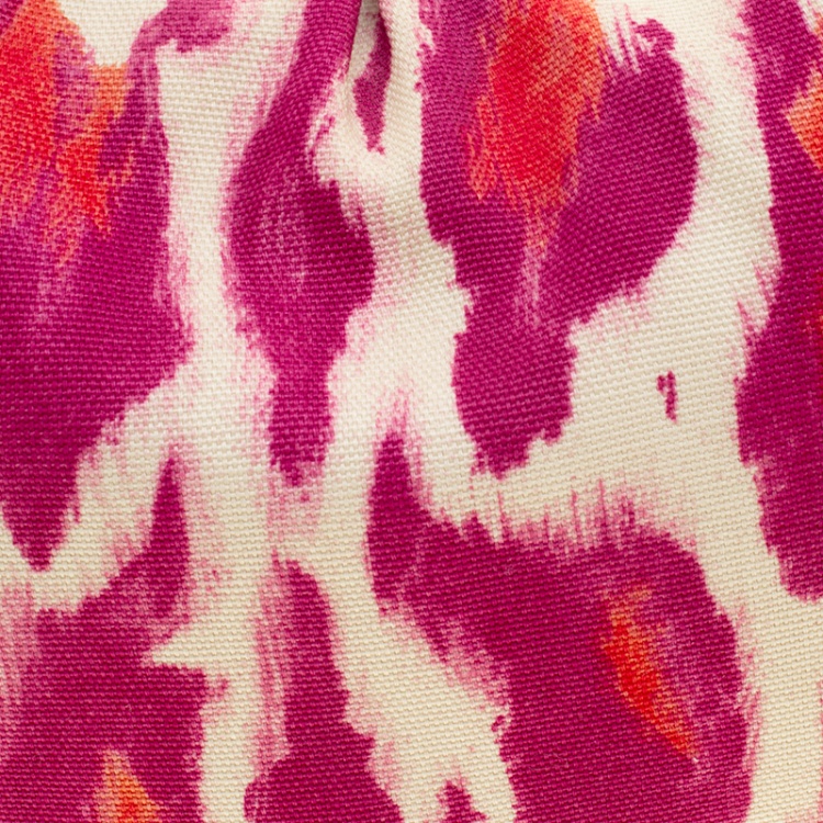 Pre Owned Dior Multicolor Leopard Printed Canvas and Leather Hobo