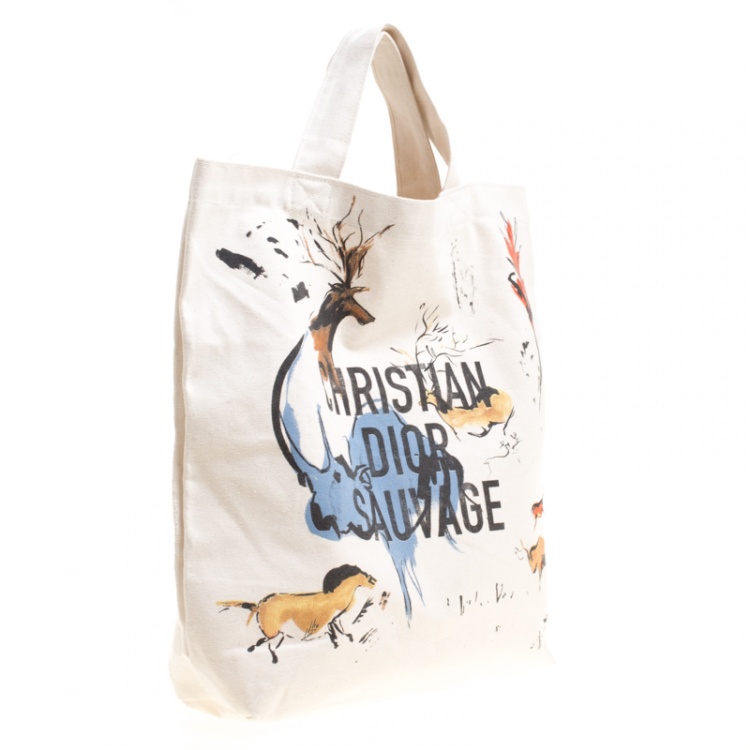 Pre Owned Dior Multicolor Printed Canvas  J'Adior Shopper Tote