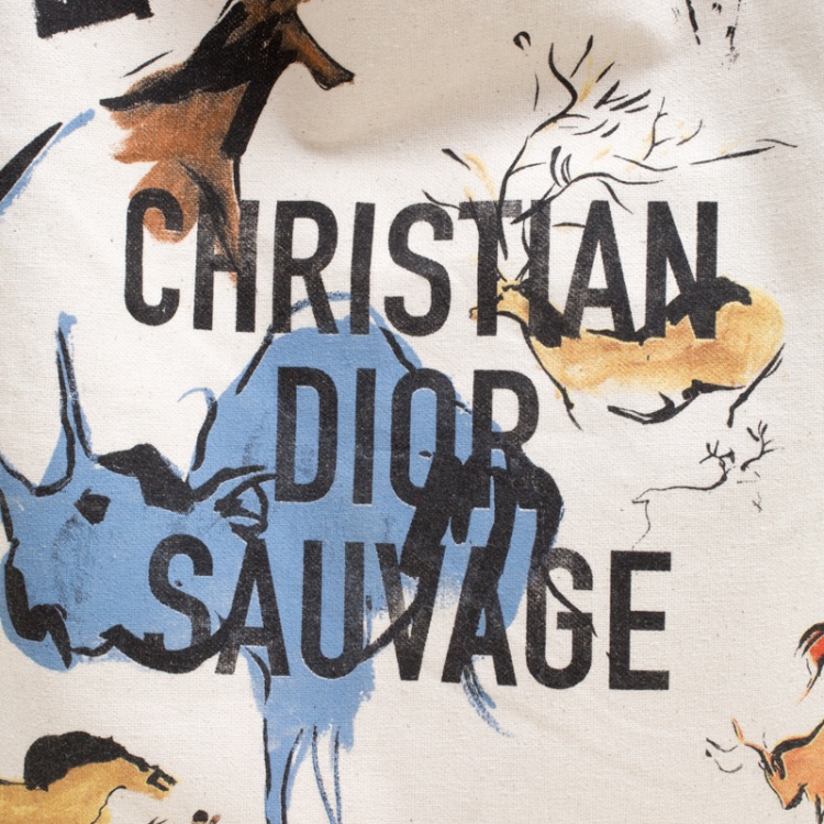 Pre Owned Dior Multicolor Printed Canvas  J'Adior Shopper Tote