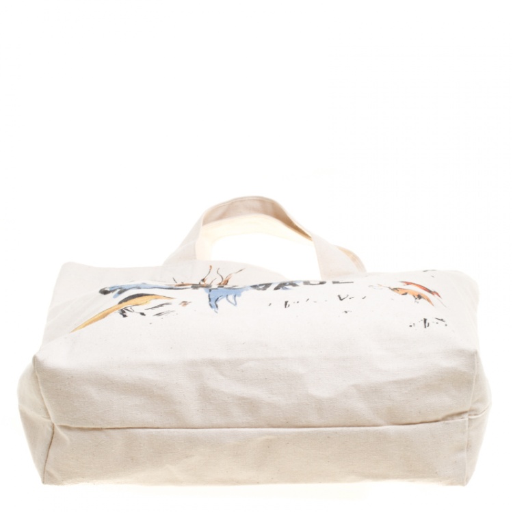 Pre Owned Dior Multicolor Printed Canvas  J'Adior Shopper Tote