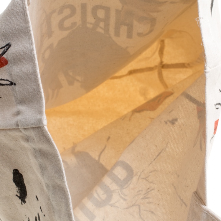 Pre Owned Dior Multicolor Printed Canvas  J'Adior Shopper Tote