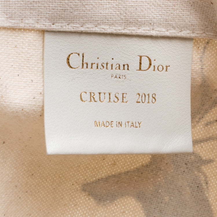 Pre Owned Dior Multicolor Printed Canvas  J'Adior Shopper Tote