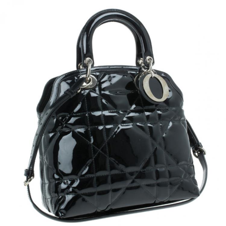 Pre Owned Dior Cannage Leather Granville Tote