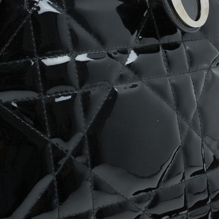 Pre Owned Dior Cannage Leather Granville Tote