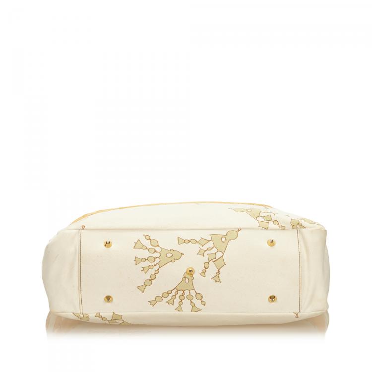 Pre Owned Dior Multicolor Printed Canvas Shopper Tote