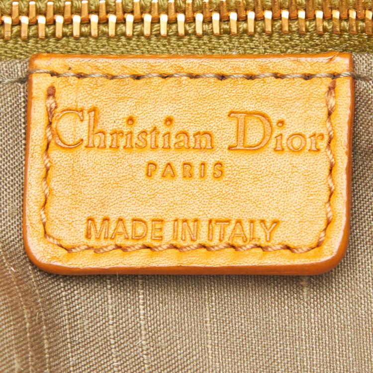 Pre Owned Dior Multicolor Printed Canvas Shopper Tote