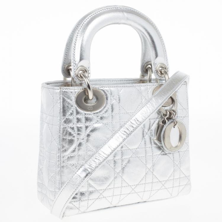 dior silver bag