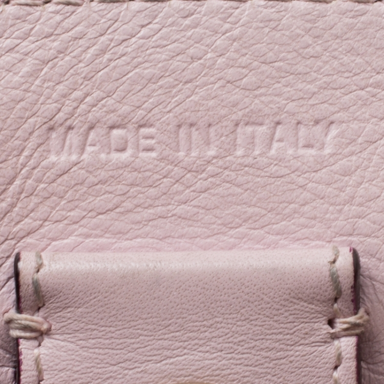 Pre Owned Dior Pine Green Leather Large Diorissimo Shopper Tote