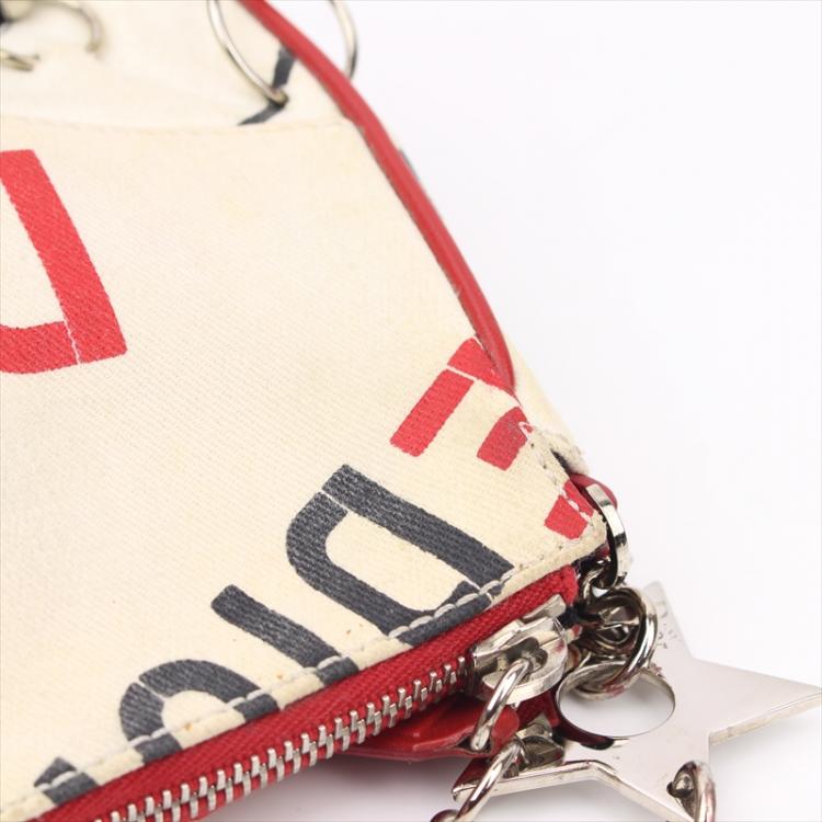 Pre Owned Dior Multicolor Printed Canvas Saddle Bag