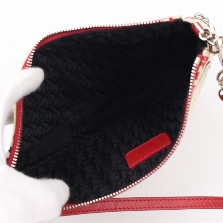 Pre Owned Dior Multicolor Printed Canvas Saddle Bag