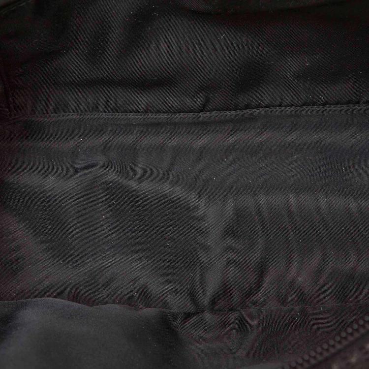 Pre Owned Dior Black Oblique Canvas And Leather Everyday Bag